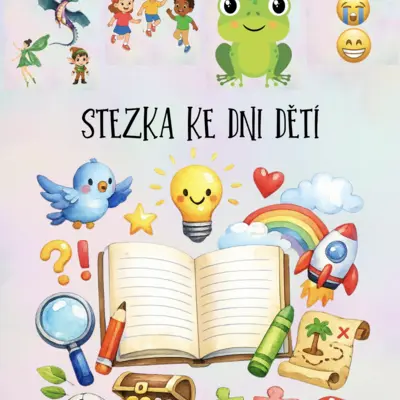 🎉👣 STEZKA KE DNI DĚTÍ ☀️🎈(bez barevného pozadí)