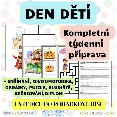 DEN DĚTÍ - Kompletní týdenní příprava