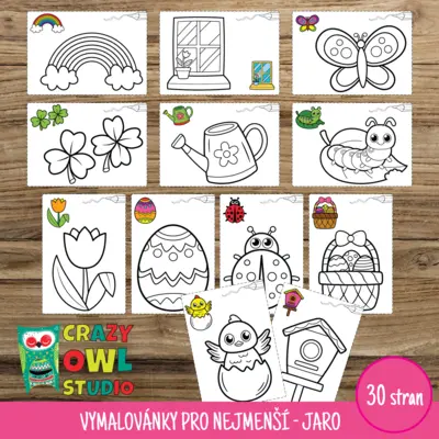 Vymalovánky pro nejmenší JARO