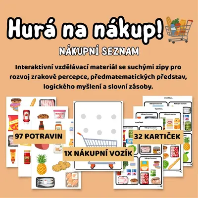 🛒 NÁKUPNÍ SEZNAM: Hurá na nákup!