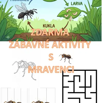 Mini soubor ZÁBAVNÉ AKTIVITY S MRAVENCI