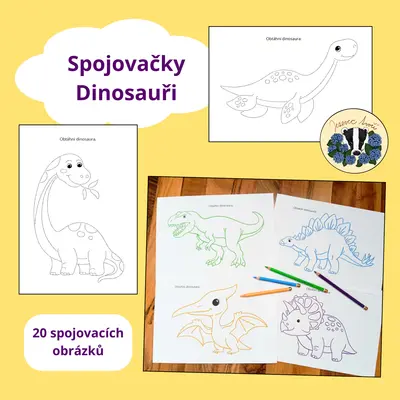 Spojovačky - dinosauři 