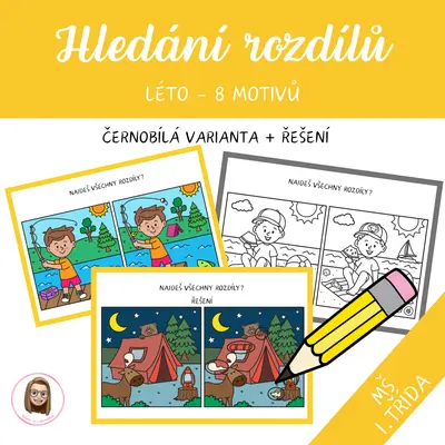 LÉTO - hledání rozdílů