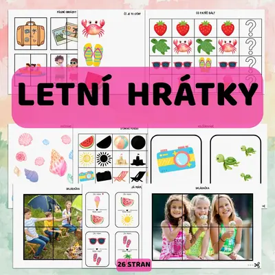 LETNÍ HRÁTKY - Soubor aktivit a pracovních listů