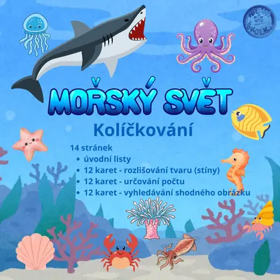 Moře - kolíčkování