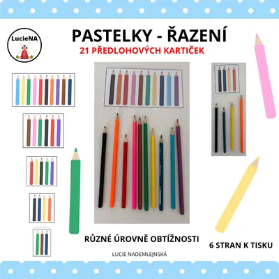 PASTELKY - ŘAZENÍ PODLE VZORU