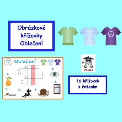 Obrázkové křížovky Oblečení 