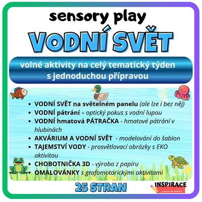 Sensory play - VODNÍ SVĚT💧