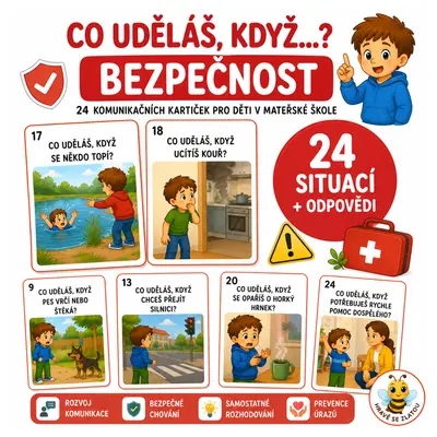 Co uděláš, když…? – Bezpečnost | 24 komunikačních kartiček