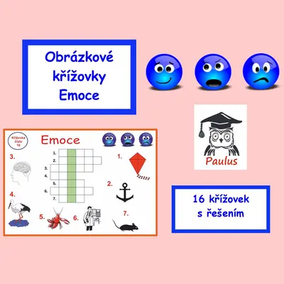 Obrázkové křížovky Emoce