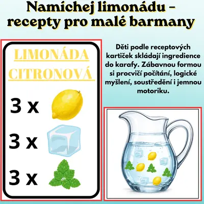 Namíchej limonádu – recepty pro malé barmany