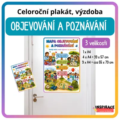 MAPA objevování a zkoumání - plakáty