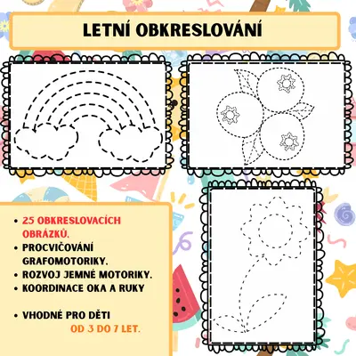 Letní obkreslování 🍓🍦
