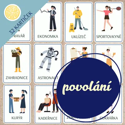 POVOLÁNÍ | obrázkové demonstrační kartičky