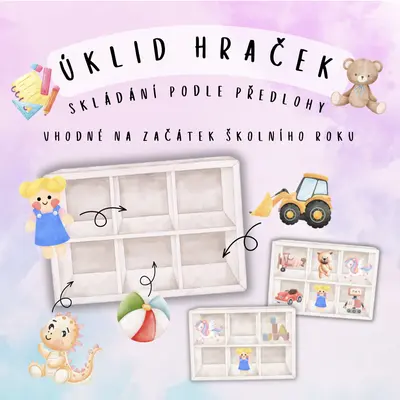 Úklid hraček - skládání podle předlohy 