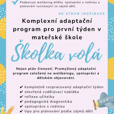 Školka volá – adaptace, září, projekt