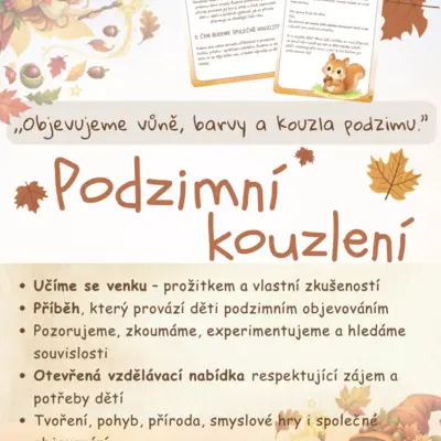 Podzimní kouzlení - podzim, barvy, aktivity