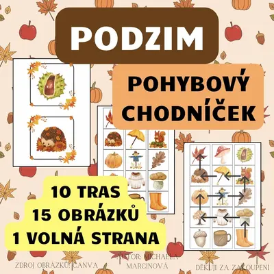PODZIM - pohybový chodníček
