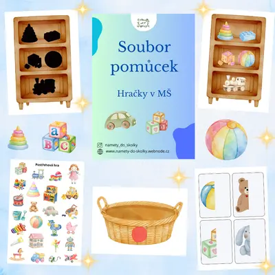Soubor pomůcek - Hračky v mateřské škole