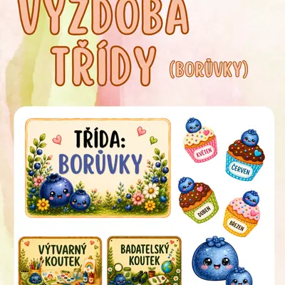 Výzdoba třídy – BORŮVKY