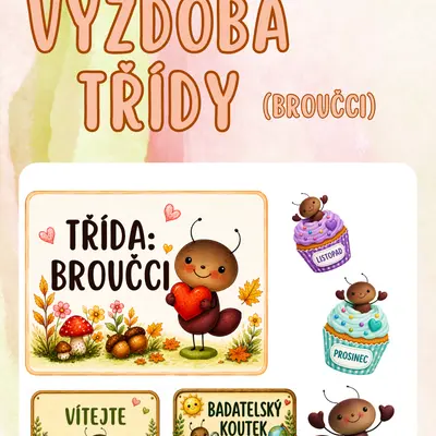 Výzdoba třídy - BROUČCI