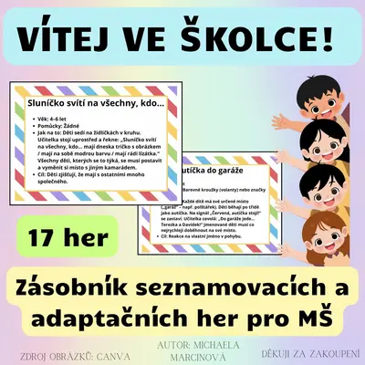 Zásobník seznamovacích a adaptačních her pro MŠ