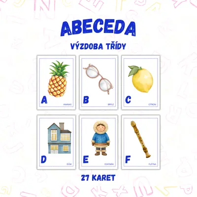 ABECEDA - výzdoba třídy