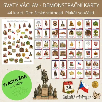  Svatý Václav - demonstrační karty 