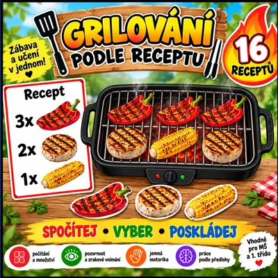GRILOVÁNÍ PODLE RECEPTU – 16 RECEPTŮ