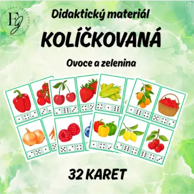 Kolíčkovaná - ovoce a zelenina