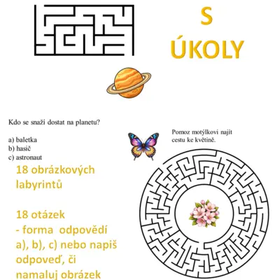 Obrázkové labyrinty s úkoly