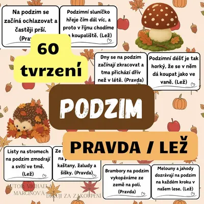 PODZIM - pravda/lež