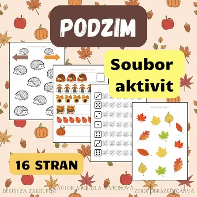 PODZIM - soubor pracovních listů