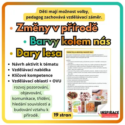 Změny v přírodě - Barvy kolem nás - Dary lesa