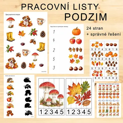 PRACOVNÍ LISTY - PODZIM