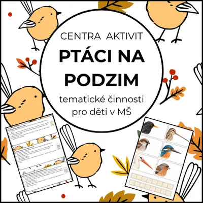 Ptáci na podzim - centra aktivit do MŠ