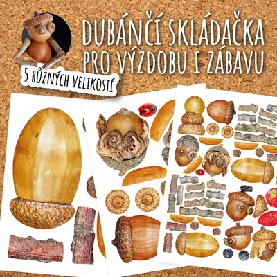 Dubánčí skládačka pro výzdobu třídy i kreativní tvoření