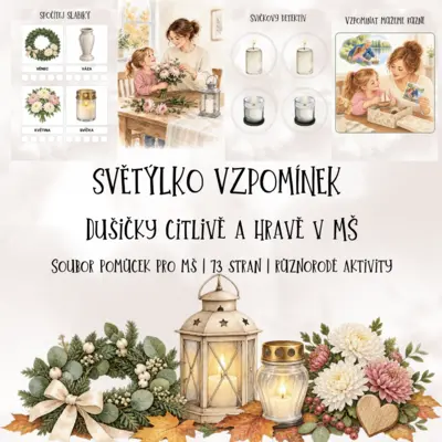 🕯️ SVĚTÝLKO VZPOMÍNEK- DUŠIČKY