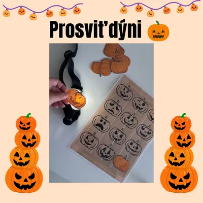 Prosvěcovací obrázky DÝNĚ