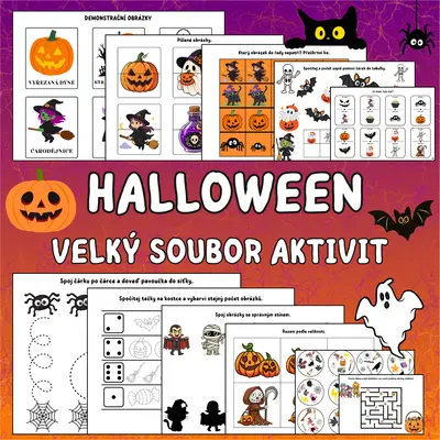HALLOWEEN - Velký soubor aktivit