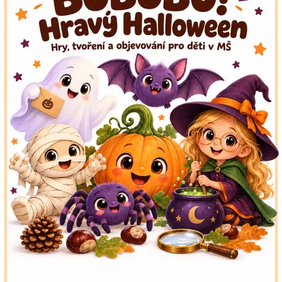 Bububu! Hravý Halloween – hry, tvoření a objevování pro děti v MŠ