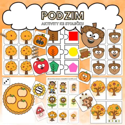 PODZIM - AKTIVITY KE STOLEČKU