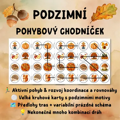 Podzimní pohybový chodníček