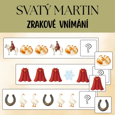 Sv. Martin - zrakové vnímání