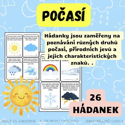 POČASÍ - hádanky