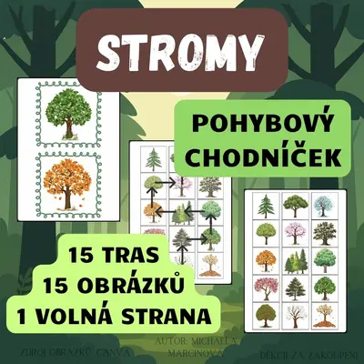 STROMY - Pohybový chodníček
