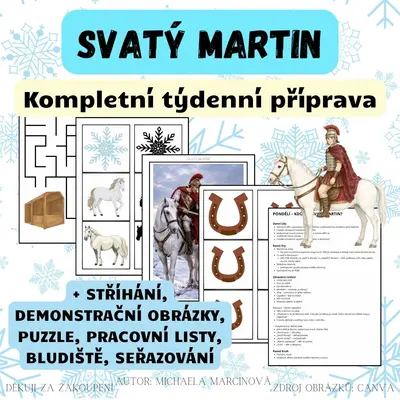 SVATÝ MARTIN - Kompletní týdenní příprava