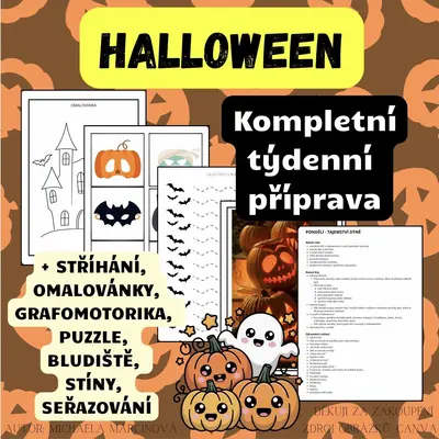 HALLOWEEN - Kompletní týdenní příprava
