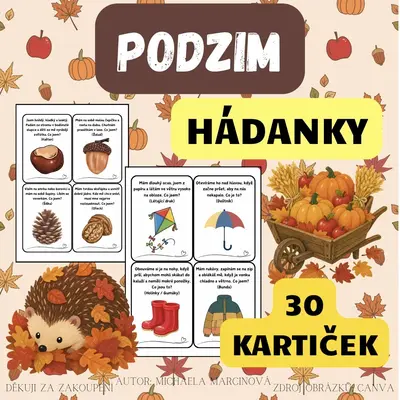 PODZIM - hádanky