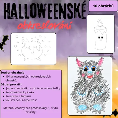 Halloweenské obkreslovačky